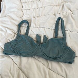 Vitamin A Swim Demi Underwire Top Bikini Top - Sea Green EcoRib